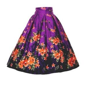 Deadly Dames Box Pleat Skirt